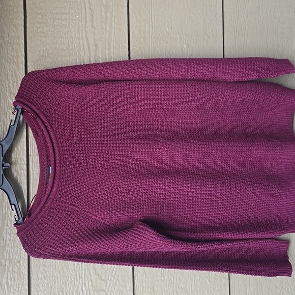 Ambiance Maroon Purple  Lightweight Sweater Plus size 3x - Picture 1 of 6